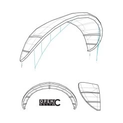 Aile De Kite Slingshot Turbine 13m2 11 Aile De Kite Slingshot Turbine 13m2 -Aqua Zone Soldes aile de kite slingshot turbine 13m2 4