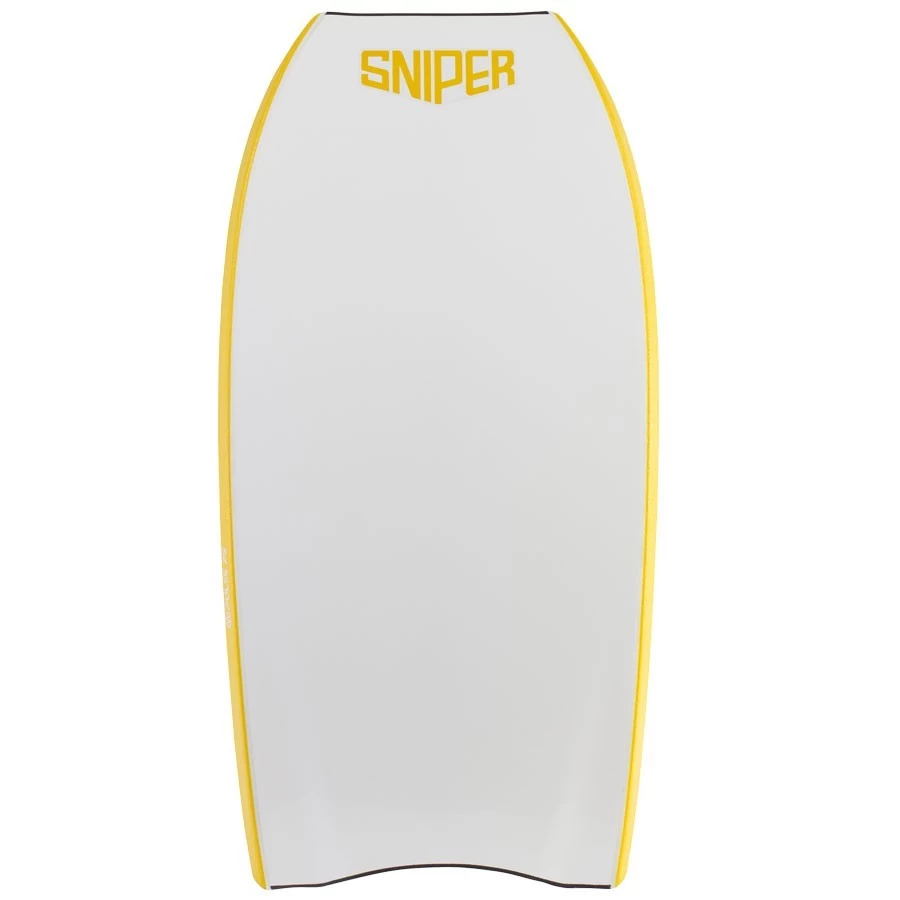 Bodyboard Sniper Pulse PP Crescent Tail White White 2 Bodyboard Sniper Pulse PP Crescent Tail White White – Image 2