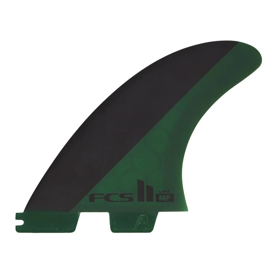FCS II Mick Fanning PC Tri Fins Set Green Black Olive Large 2 FCS II Mick Fanning PC Tri Fins Set Green Black Olive Large – Image 2