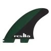 FCS II Mick Fanning PC Tri Fins Set Green Black Olive Large