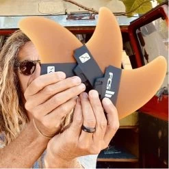 FCS II Rob Machado Tri-Keel Large -Aqua Zone Soldes fcs ii rob machado tri keel 4