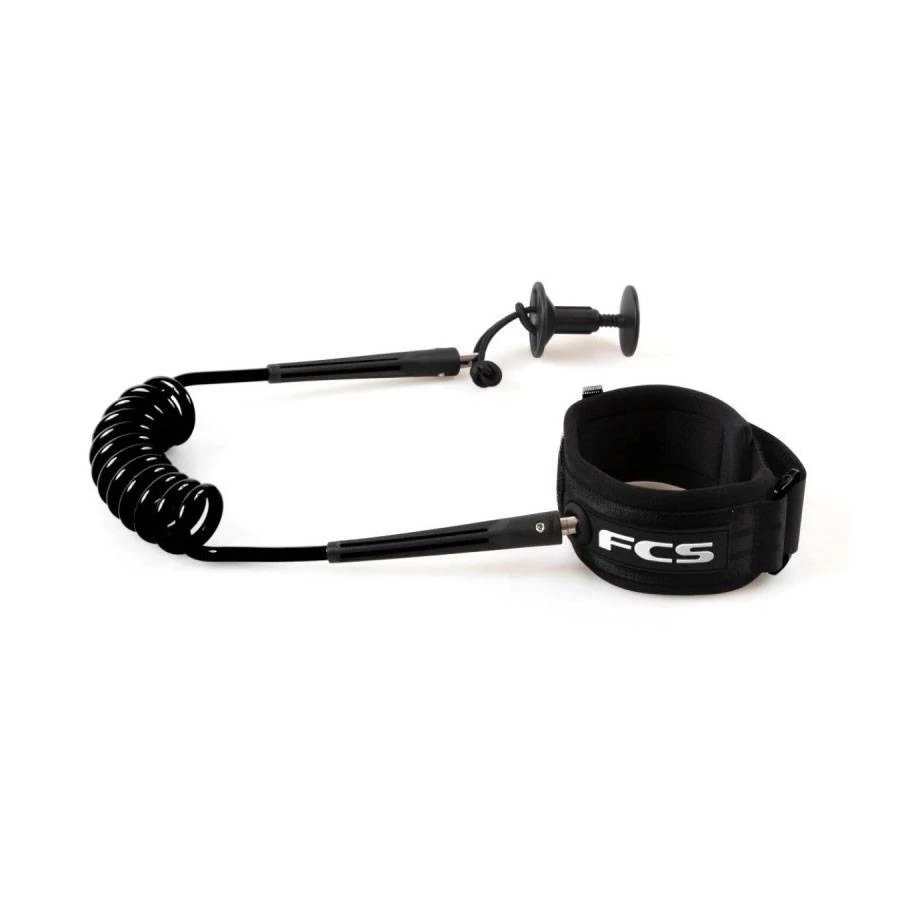 FCS Leash Bodyboard Poignet Black 1 FCS Leash Bodyboard Poignet Black
