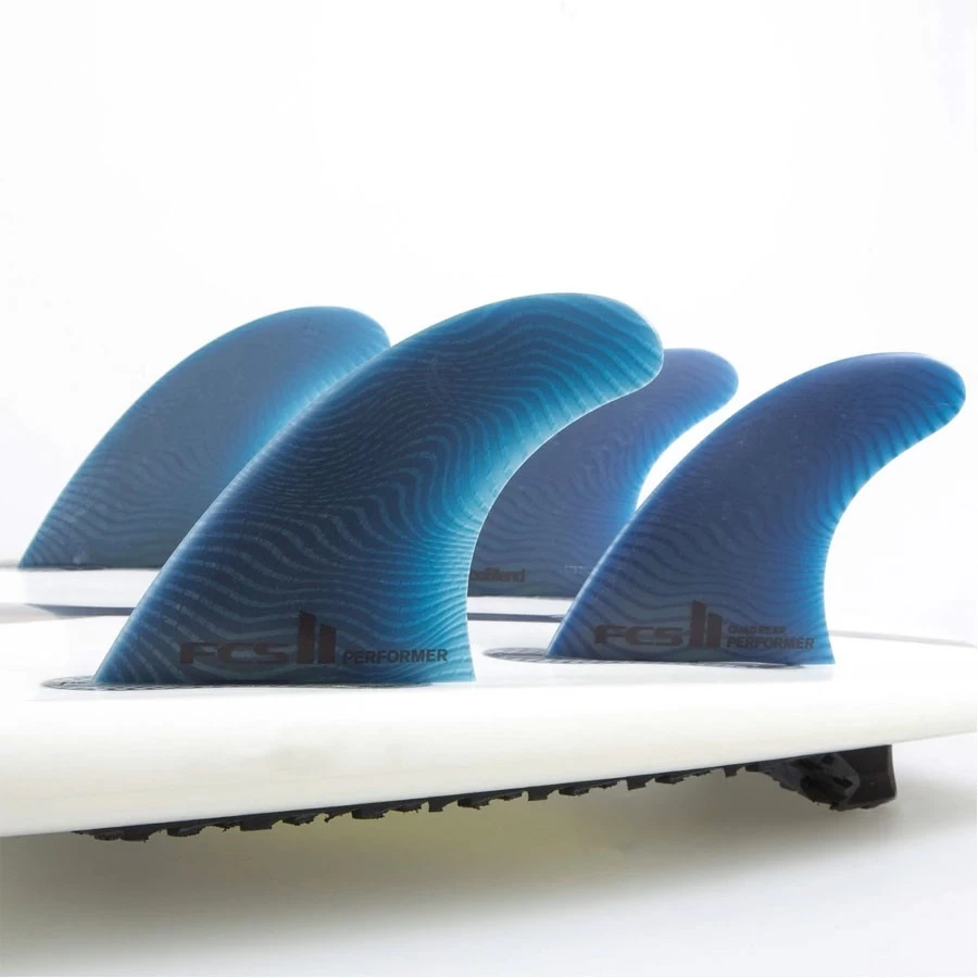 FCSII Performer Neo Glass Medium Tri-Quad Fins Pacific 5 FCSII Performer Neo Glass Medium Tri-Quad Fins Pacific – Image 5