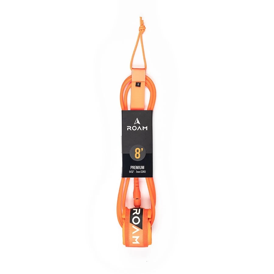 Leash De Surf Roam Premium 8' Orange 1 Leash De Surf Roam Premium 8' Orange