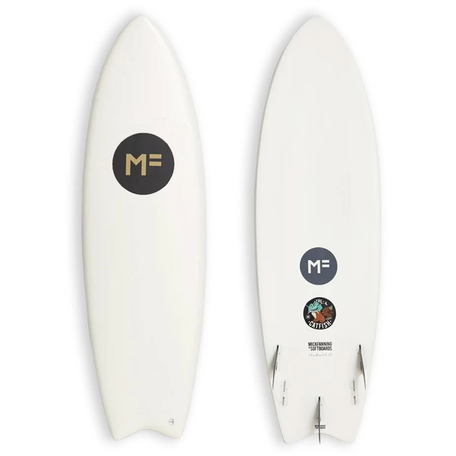 Mick Fanning Softboards Catfish White FCSII 1 Mick Fanning Softboards Catfish White FCSII