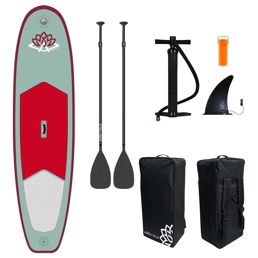 Pack Stand Up Paddle Ari'Inui Mahana 10'Moss Red 1 Pack Stand Up Paddle Ari'Inui Mahana 10'Moss Red