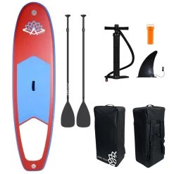 Pack Stand Up Paddle Ari'Inui Mahana 10' Red