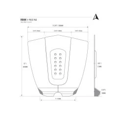 Pad De Surf Roam 3 + Pièces Tail Pad Orange 6 Pad De Surf Roam 3 + Pièces Tail Pad Orange -Aqua Zone Soldes pad de surf roam 3 pieces tail pad orange 2