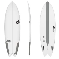 Planche De Surf Torq TEC Twin Fish White